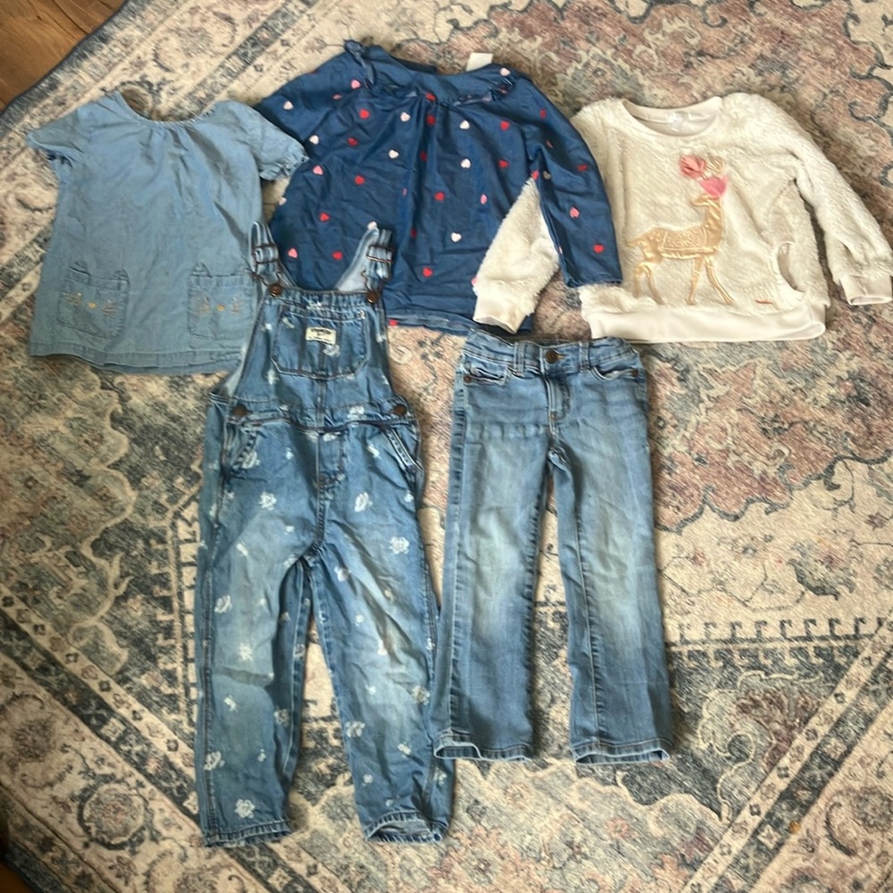 Toddler girl size 4T lot